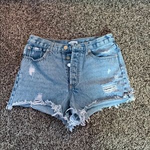 Bluivy ripped shorts. Size Small